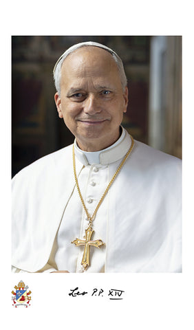 Pope Leo XIV Prayer Card – Spanish - Official Portrait